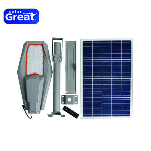 چراغ خورشیدی خیابانی پنل جدا کبرایی ۴۰۰ وات Great Solar